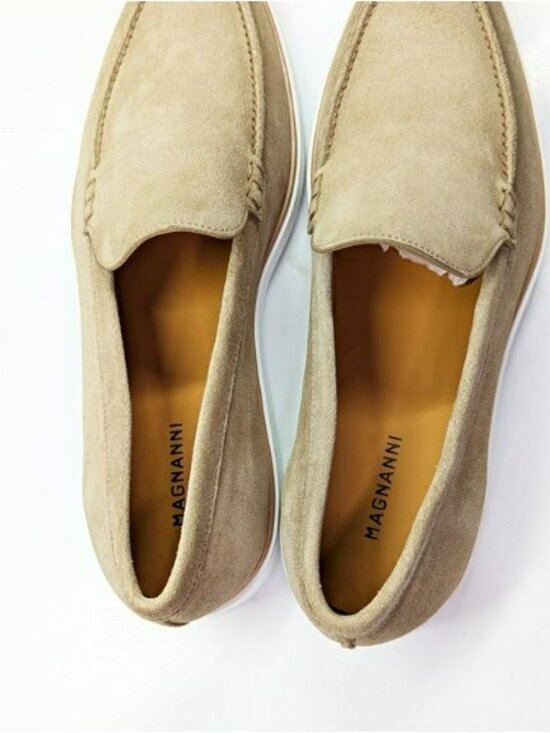 NWOB Magnanni Men\'s Lourenco Suede Sneaker Loafers Size 10 (MSRP $475) main image 11